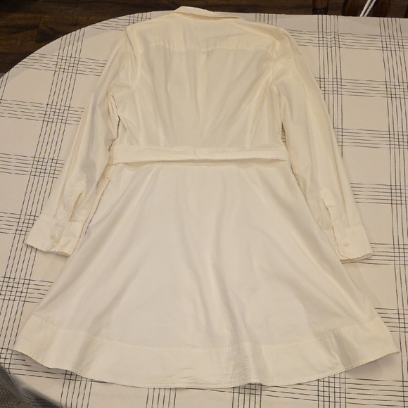 Banana Republic Cream Long Sleeve Dress - Picture 6 of 7